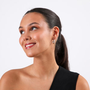 Aros Argolla Pietro Plateado Acero Inoxidable Humana