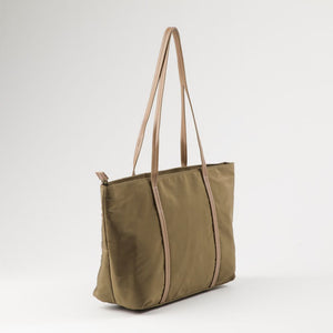 Cartera Tote Daira Verde olivo Humana