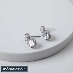 Aros Mediano Aveiro Plateado Humana