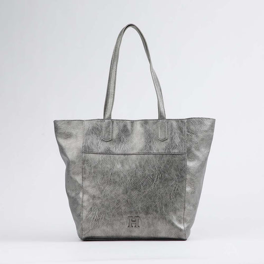 Cartera Hombro Galia Plateada Humana