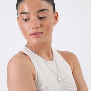 Collar Emma Plateado ID