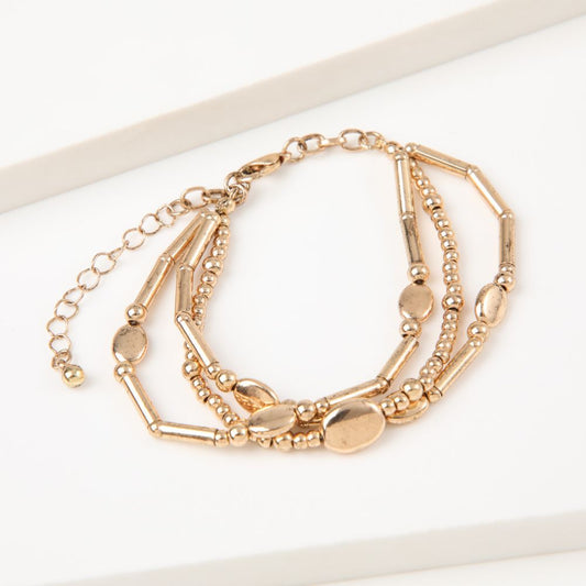 Pulsera Blanda Apricot Crush Dorado Tatienne