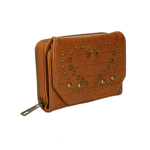 Billetera Chica Studs Café Humana