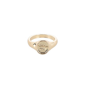 Anillo Grueso Pinky 2 Dorado Tatienne