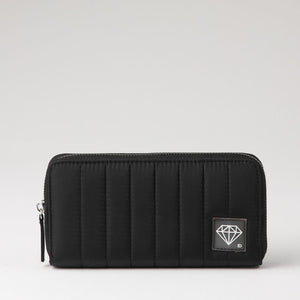 Billetera grande Menorca Nylon negro ID