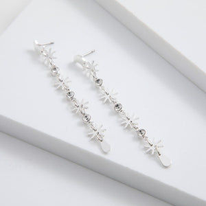 Aros Caro Plateado ID