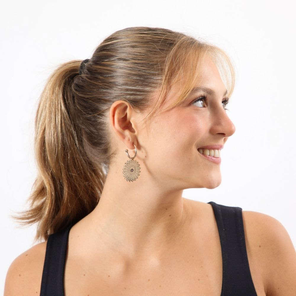 Aros Argolla Diana Dorado Tatienne