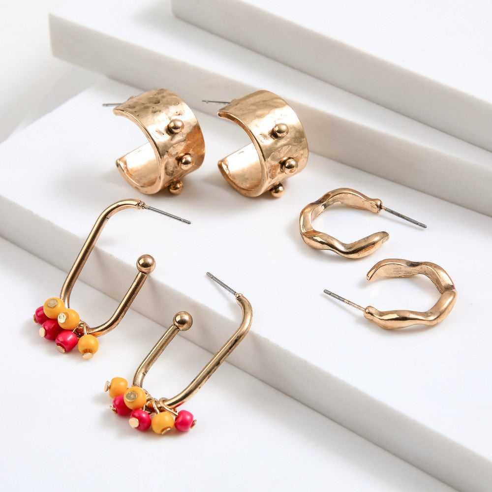 Set De Aros Hilton Dorado Humana