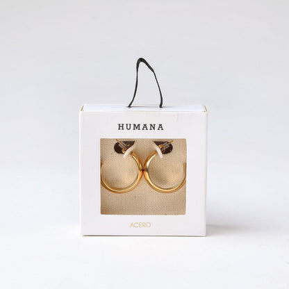 Aros Argollas Matt Dorado Humana
