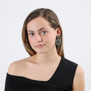 Aros Mediano Gun Mostacillas Humana