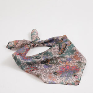 Bandana Estampada Agus Seda Multi Humana