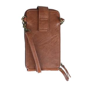 Cartera Mini Bag Croco Café Humana