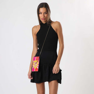 Cartera Mini Bag Garden Fucsia Humana