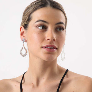 Aros Medianos Glacial Plateados Tatienne