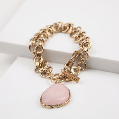 Pulsera Blanda Eloise Dorada Humana