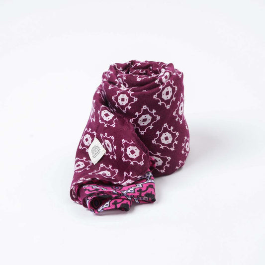 Pañuelo Estampado Cadaqués Morado Humana