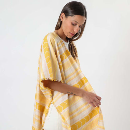 Kimono Vainilla Amarillo Humana