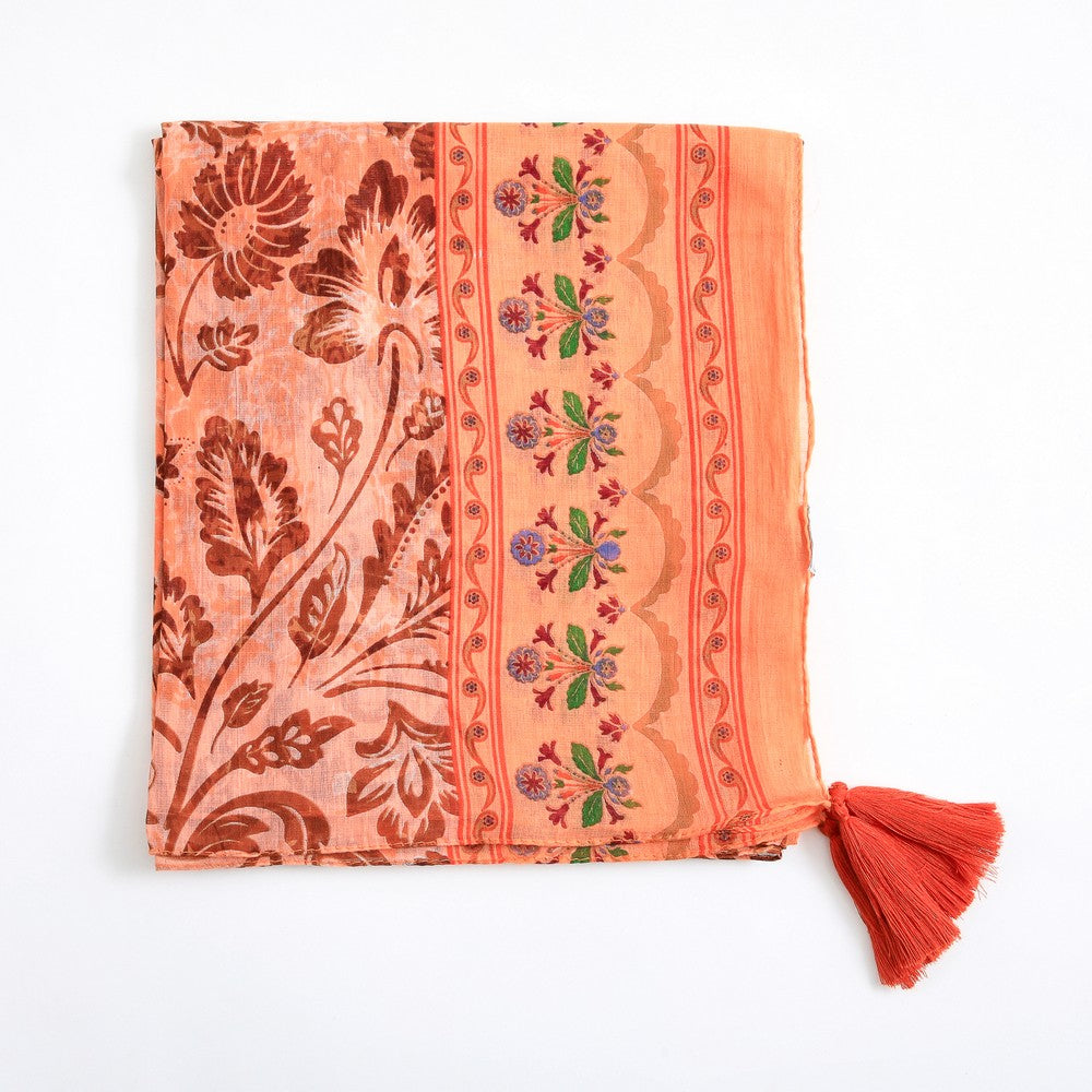Pareo Estampado Ilya Orange Tatienne