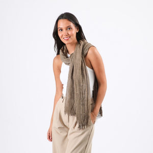 Pañuelo Liso Bella Fleco Café Tatienne