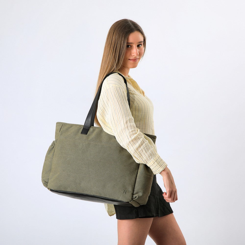 Cartera Tote Travesia Green Humana