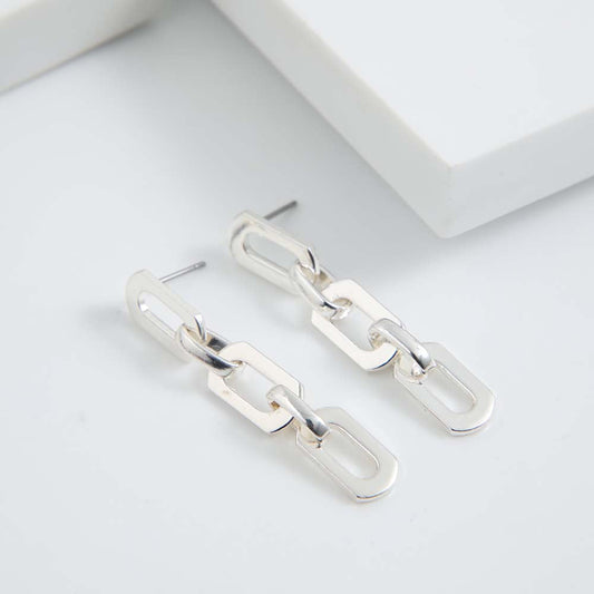 Aros Largo Iver Plateado i-D