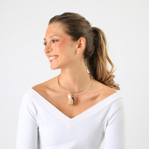 Collar Corto Débora Dorado Humana