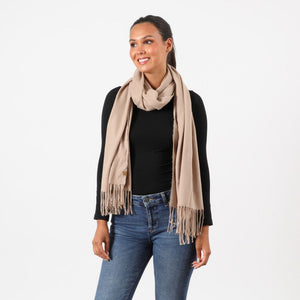 Manta  Louise Beige Tatienne