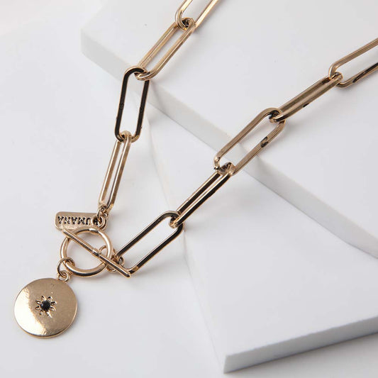 Collar Corto Colunda Dorado Humana