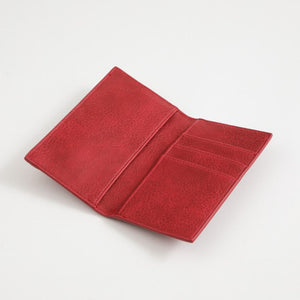 Tarjetero Greta Ecocuero Rojo Zebra Humana