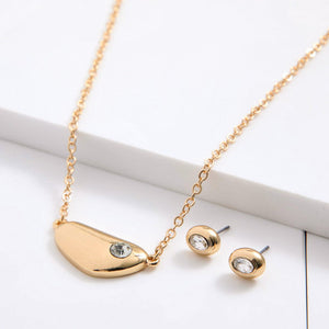 Set De Collar Xena Dorado I-D