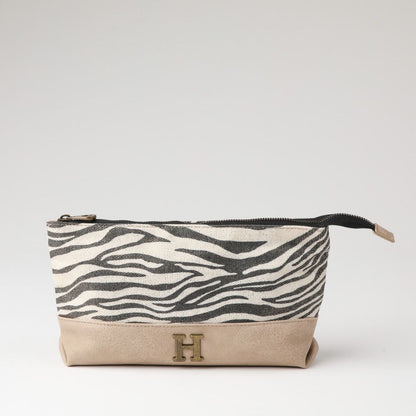 Estuche Jana Canvas Zebra Beige Humana