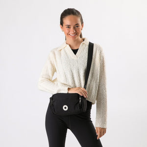 Cartera Bandolera Lecce Negro I-D