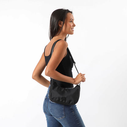 Cartera Cruzada Milos Black Negra i-D