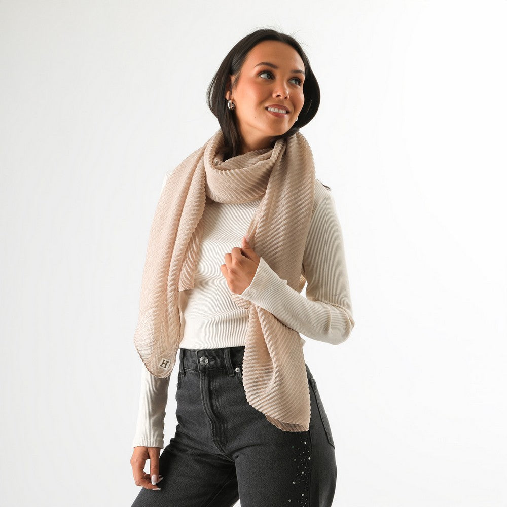 Pañuelo Liso Cuno Beige Humana