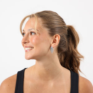 Aros Mediano Maira Plateado Humana