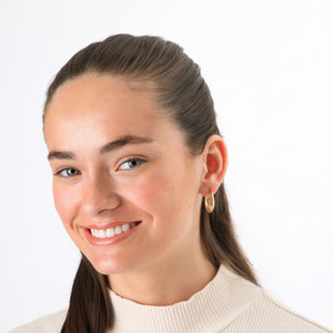 Aros Argollas Zoe Dorado I-D