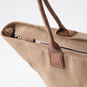 Cartera Tote Delta Canvas Café Humana