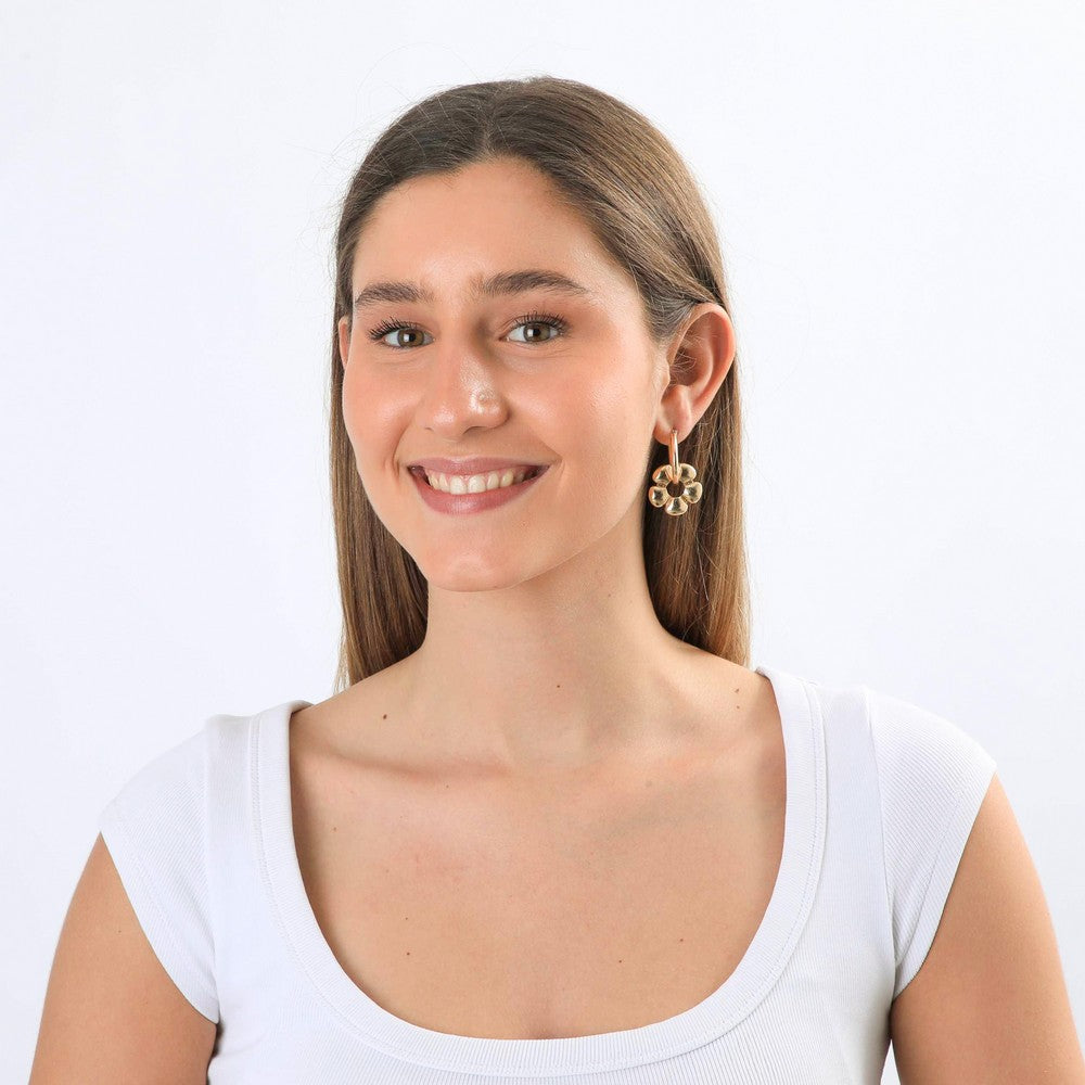 Set De Aros Alina Dorado I-D