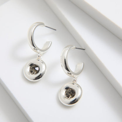 Aros Argollas Julia Plateado Tatienne