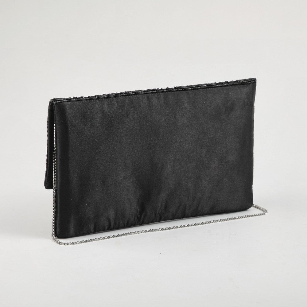 Cartera Clutch Gretta Black Humana