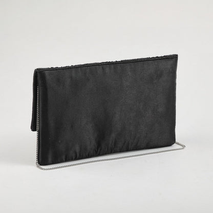 Cartera Clutch Gretta Black Humana