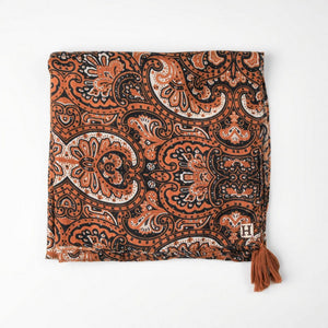 Pañuelo Estampado Melisa Negro Humana