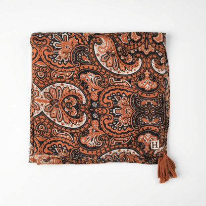 Pañuelo Estampado Melisa Negro Humana