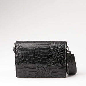 Cartera Bandolera Ecocuero Calais Negro  i-D