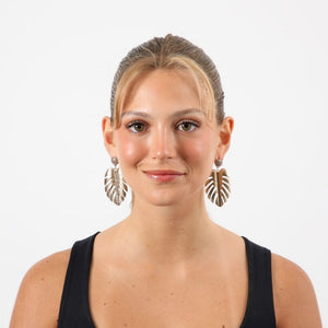 Aros Largo Cira Dorado Humana