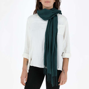 Pañuelo Liso Blue Mediterraneo Verde Humana