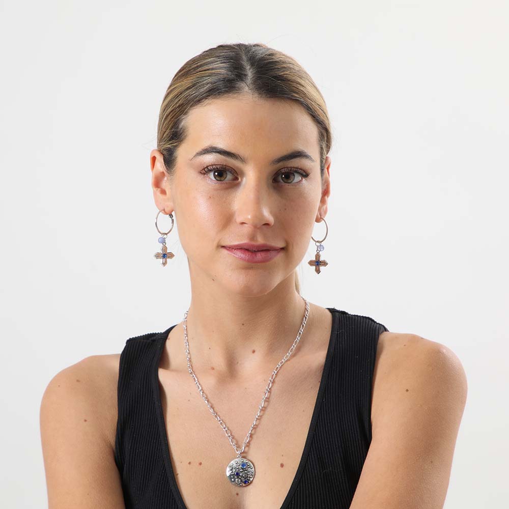 Collar Largo Past Azul i-D