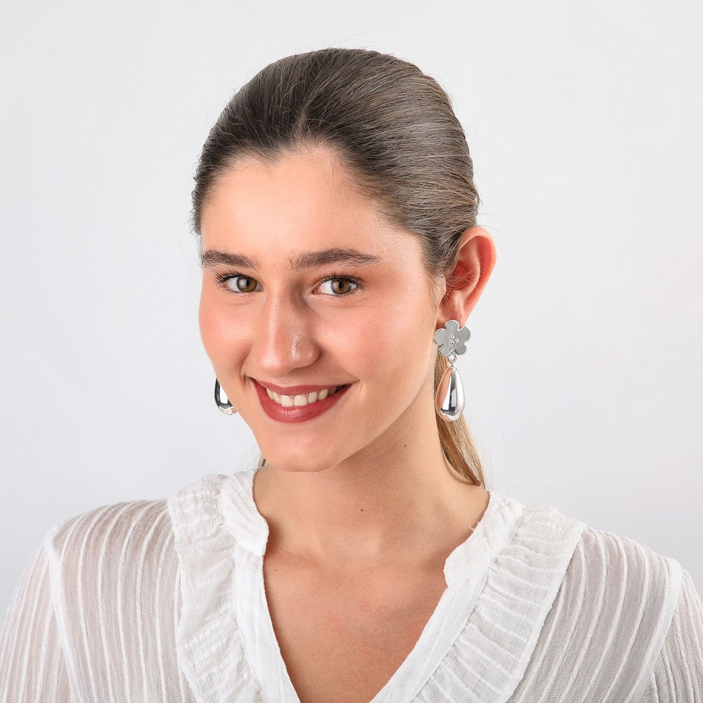 Aros Medianos Aria Silver Tatienne