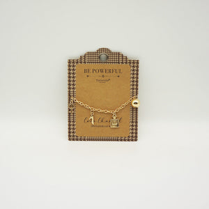 Pulsera Blanda Dorada Power Woman Coco Chanel Tatienne