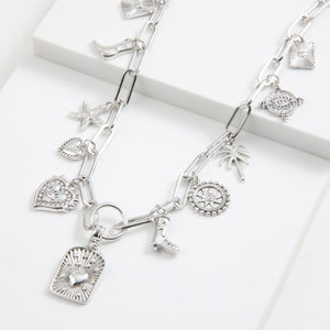 Collar Fer Plateado ID